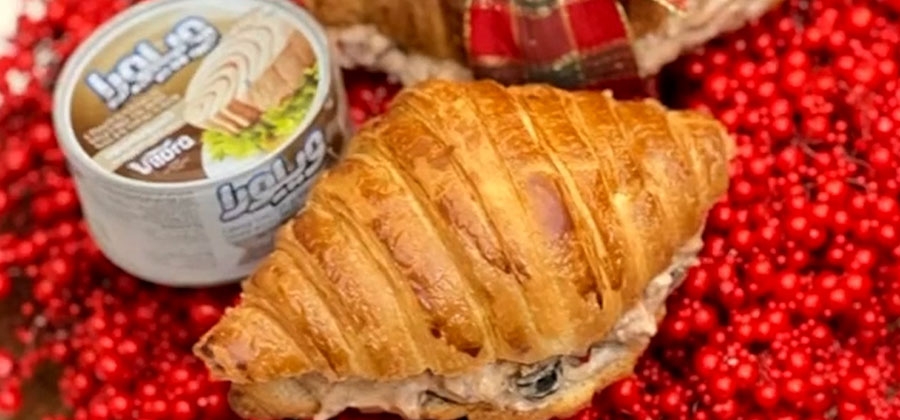 Smoke Tuna Croissant sandwich